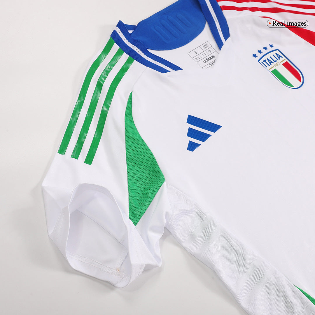 Player Version CHIESA #14 Italy Away Soccer Jersey Euro 2024 footmaillots.fr