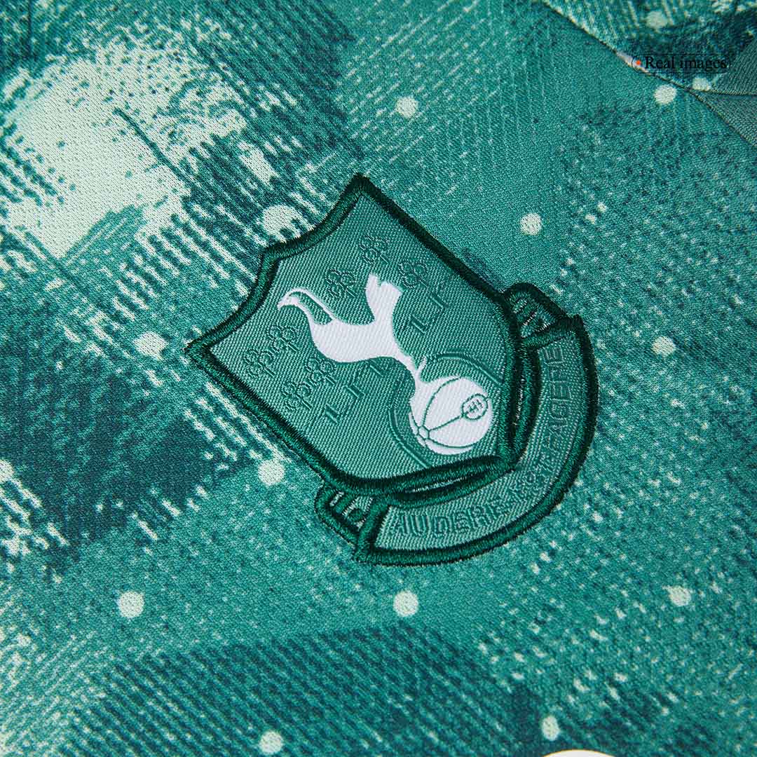 Kid's Tottenham Hotspur Third Away Soccer Jersey Kit(Jersey+Shorts) 2024/25 footmaillots.fr