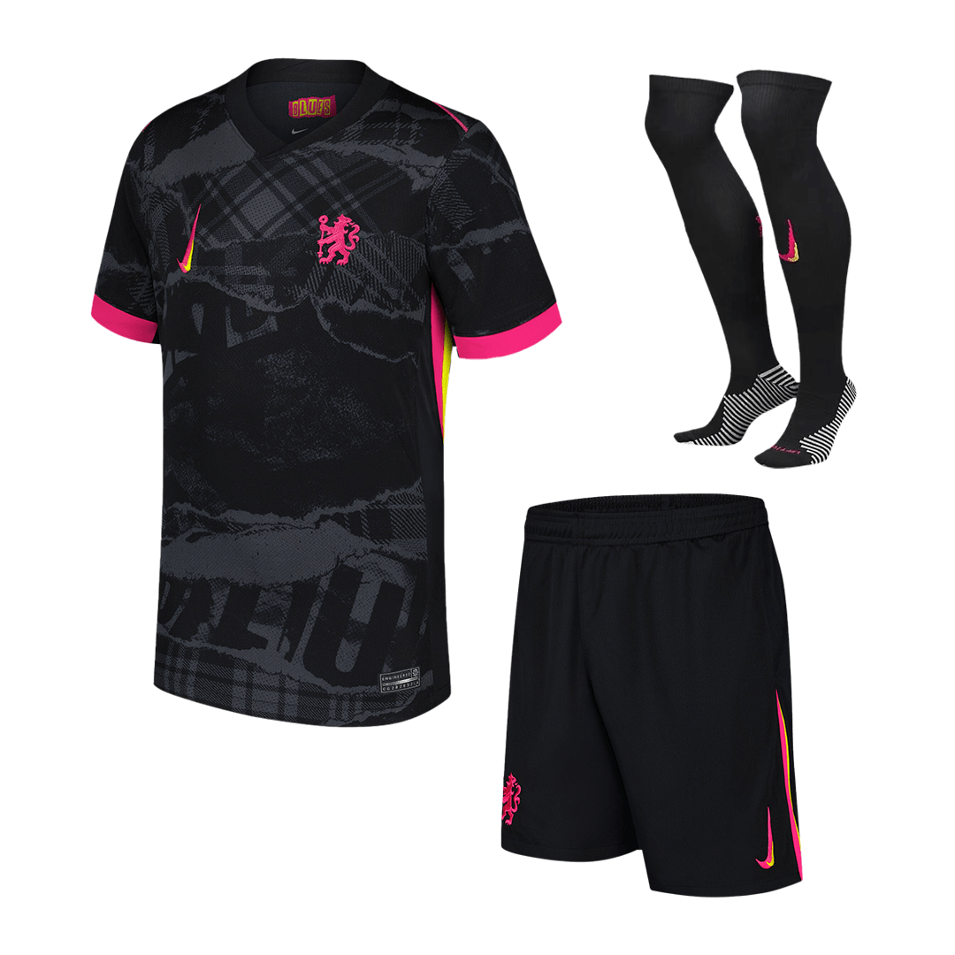 Chelsea Third Away Soccer Jersey Kit(Jersey+Shorts+Socks) 2024/25 footmaillots.fr