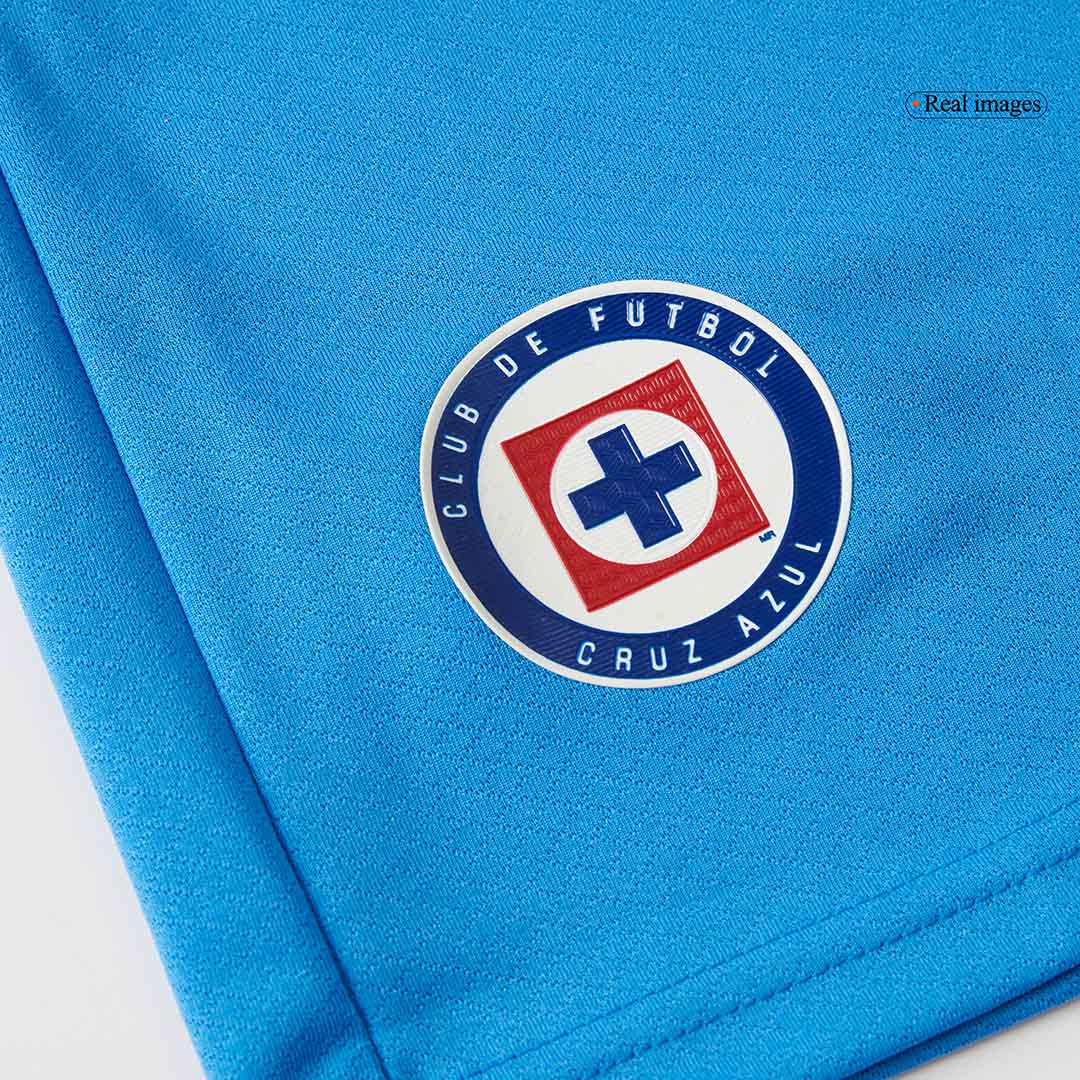 Kid's Cruz Azul Away Soccer Jersey Kit(Jersey+Shorts) 2024/25 footmaillots.fr
