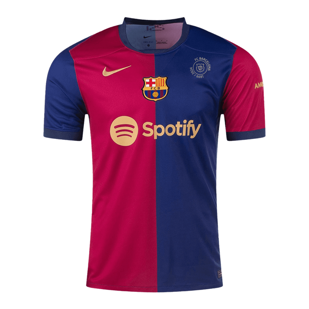 Barcelona Home Soccer Jersey 2024/25- 125th Anniversary footmaillots.fr