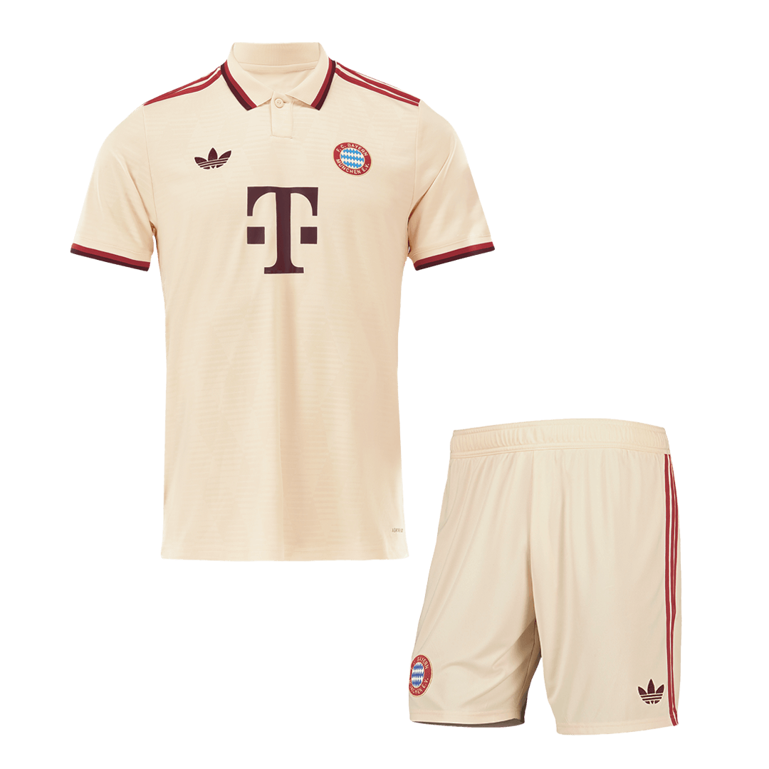 Bayern Munich Third Away Soccer Jersey Kit(Jersey+Shorts) 2024/25- UCL footmaillots.fr
