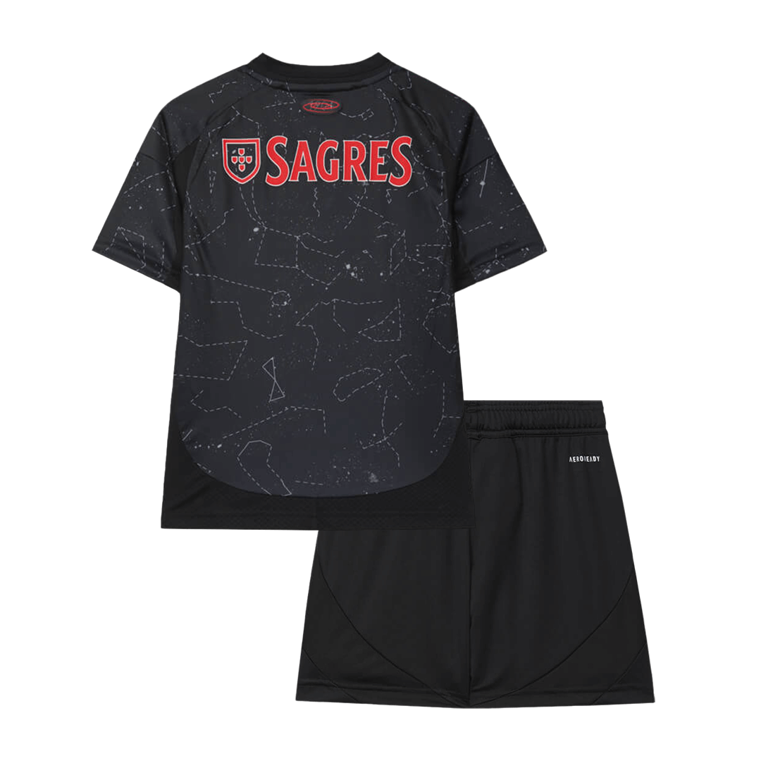Kid's Benfica Away Soccer Jersey Kit(Jersey+Shorts) 2024/25 footmaillots.fr
