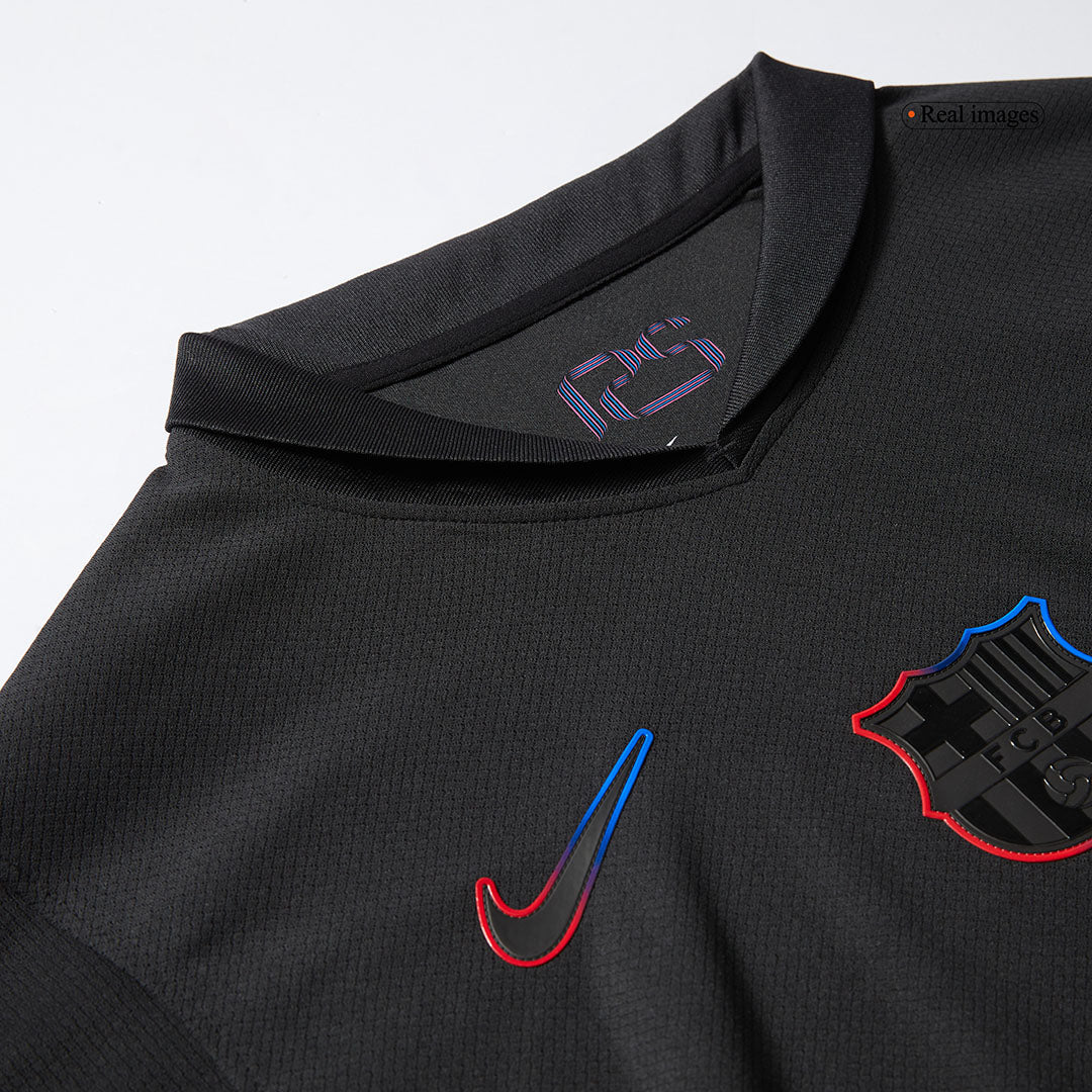Barcelona Away Soccer Jersey 2024/25 - Spotify Logo Without Text footmaillots.fr