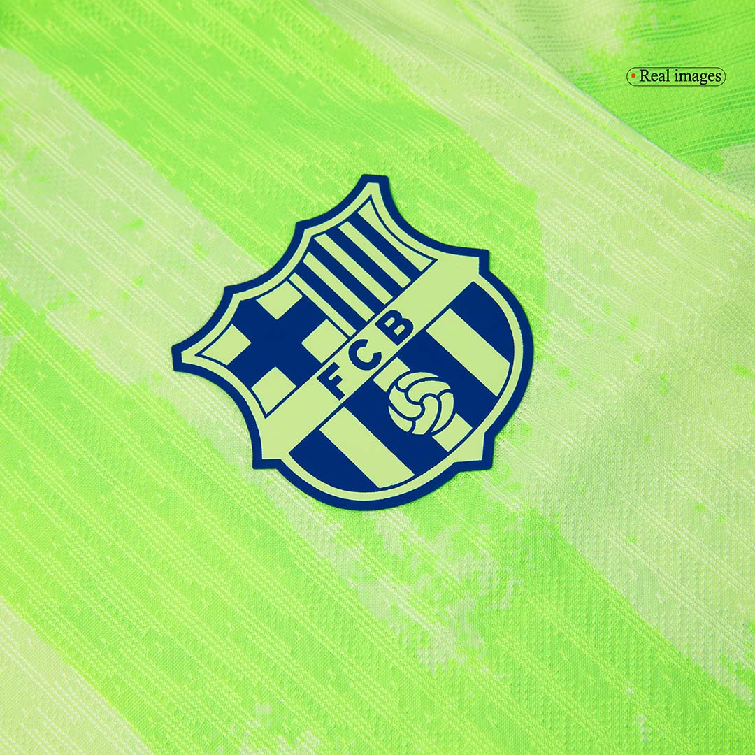 Player Version Barcelona Third Away Soccer Jersey 2024/25-?Spotify Logo Without Text? footmaillots.fr