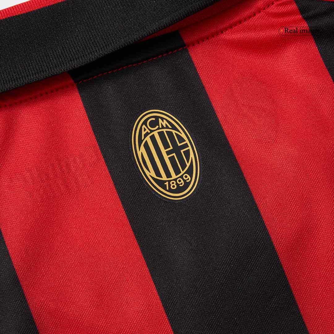 #125 AC Milan 125th Anniversary Long Sleeve Soccer Jersey 2024/25 footmaillots.fr