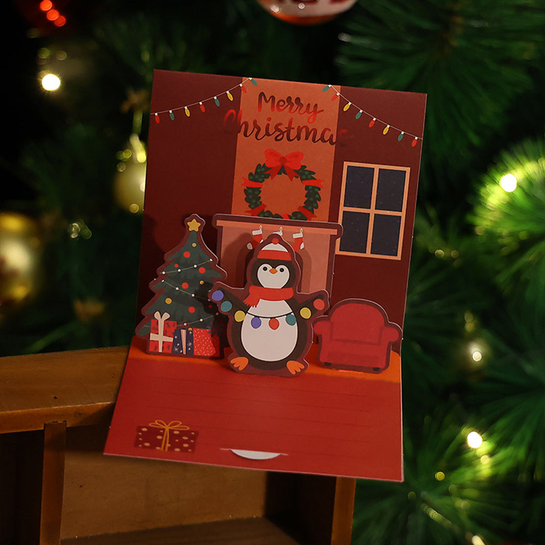 1 Pcs Random Style Personalized Christmas Greeting Card footmaillots.fr