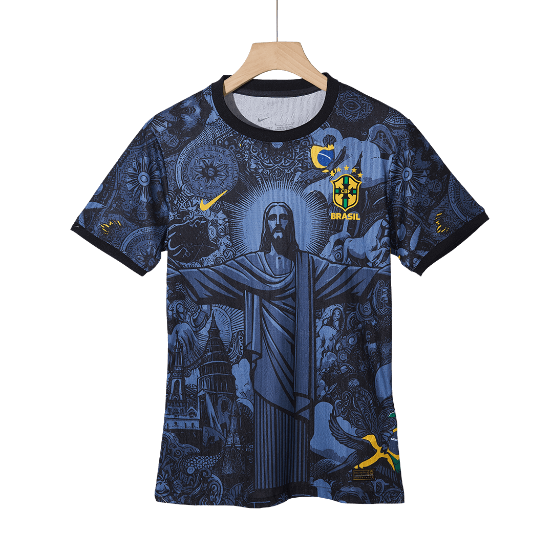 Player Version Brazil Jesus Soccer Jersey 2024 footmaillots.fr