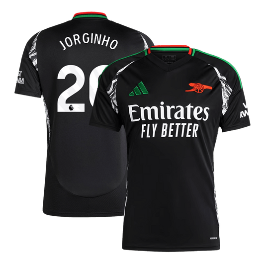 JORGINHO #20 Arsenal Away  Soccer Jersey 2024/25 footmaillots.fr
