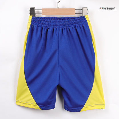 Kid's RONALDO #7 Al Nassr Home  Soccer Jersey Kit(Jersey+Shorts) 2024/25 footmaillots.fr