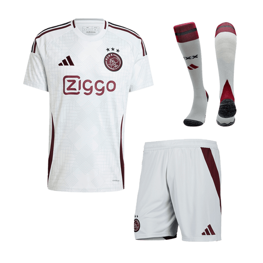 Ajax Third Away  Soccer Jersey Kit(Jersey+Shorts+Socks) 2024/25 footmaillots.fr