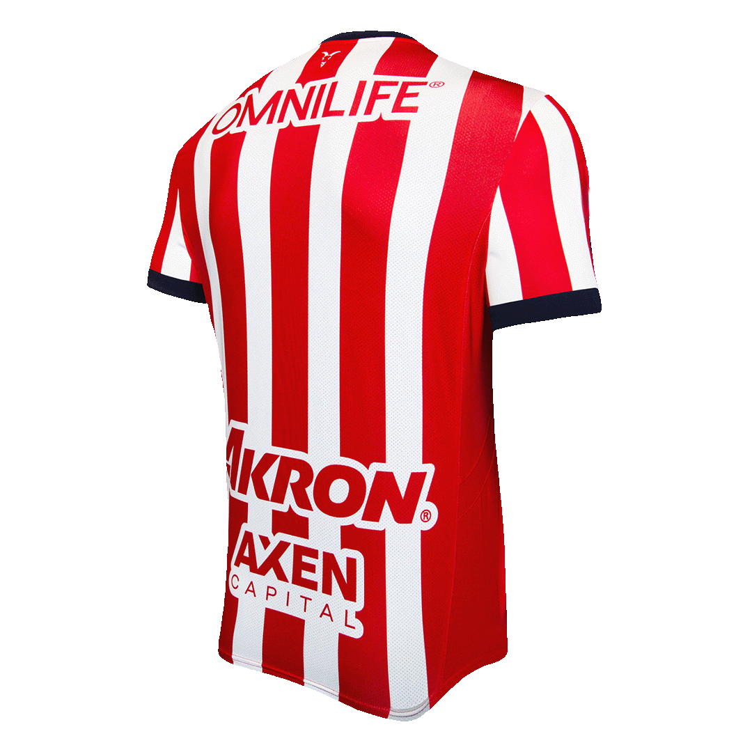 Player Version Chivas Home  Soccer Jersey 2024/25 footmaillots.fr