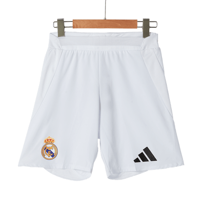 Player Version Real Madrid Home Soccer Shorts 2024/25 footmaillots.fr