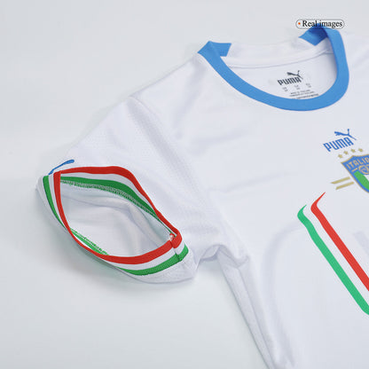 Kid's Italy Away  Soccer Jersey Kit(Jersey+Shorts) 2022 footmaillots.fr