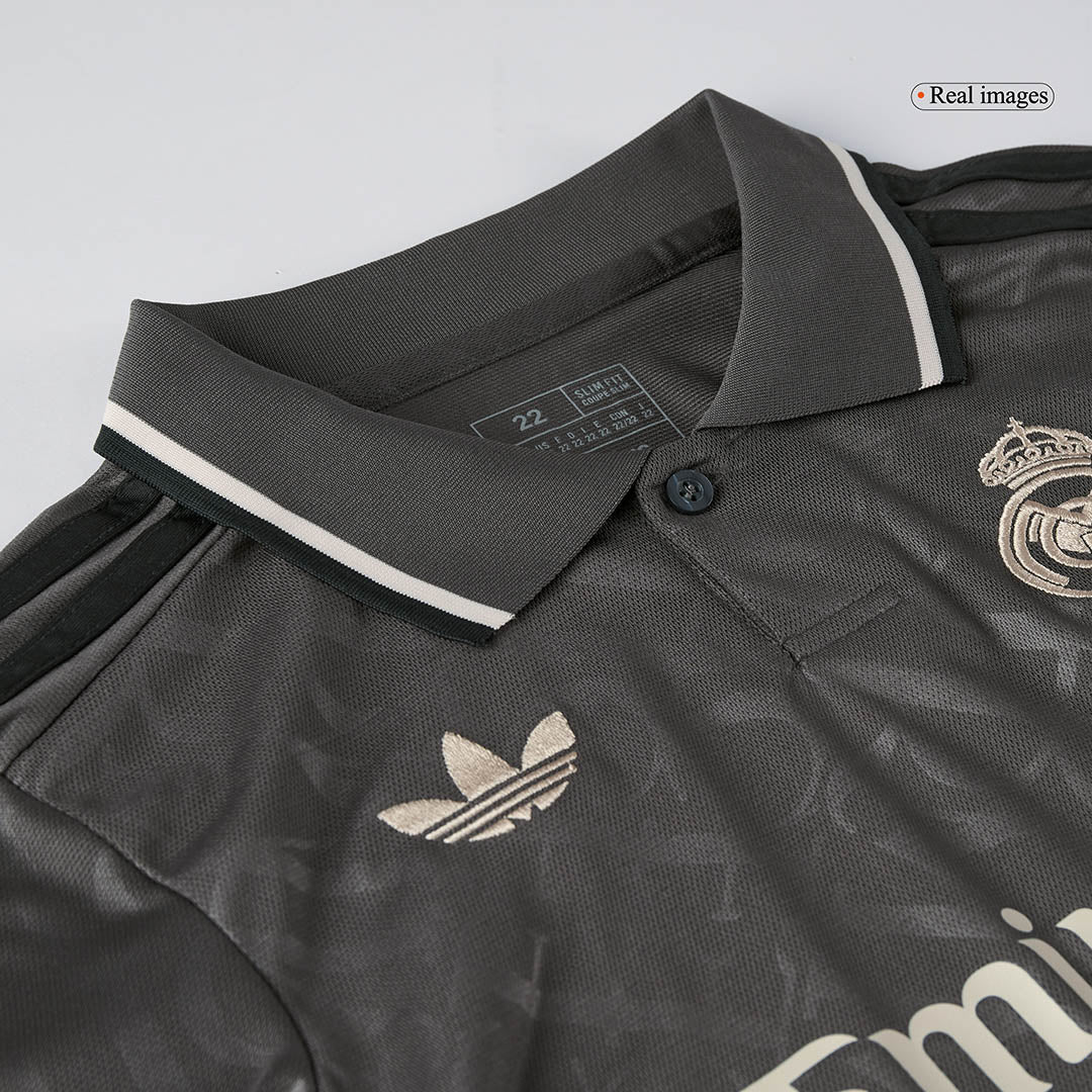 Kid's Real Madrid Third Away  Soccer Jersey Kit(Jersey+Shorts) 2024/25 footmaillots.fr