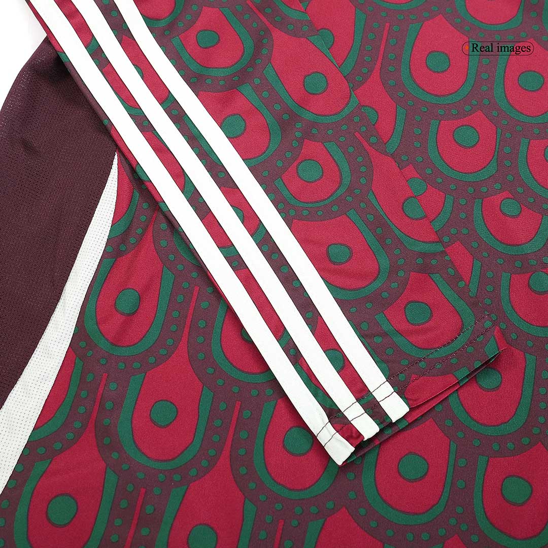 Men's Mexico Home Long Sleeve Soccer Jersey Copa América 2024 footmaillots.fr