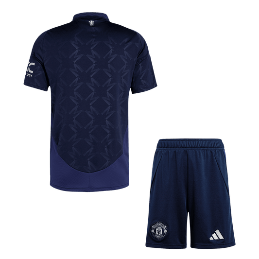 Manchester United Away  Soccer Jersey Kit(Jersey+Shorts) 2024/25 footmaillots.fr