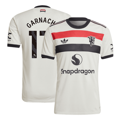 Player Version GARNACHO #17 Manchester United Third Away  Soccer Jersey 2024/25 footmaillots.fr