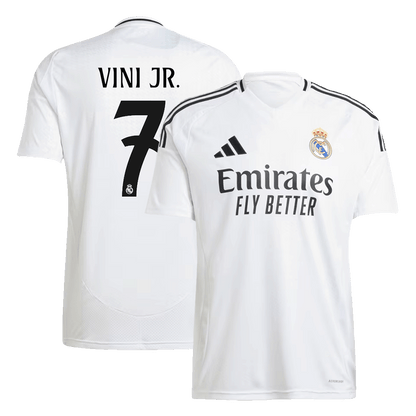VINI JR. #7 Real Madrid Home  Soccer Jersey 2024/25 footmaillots.fr