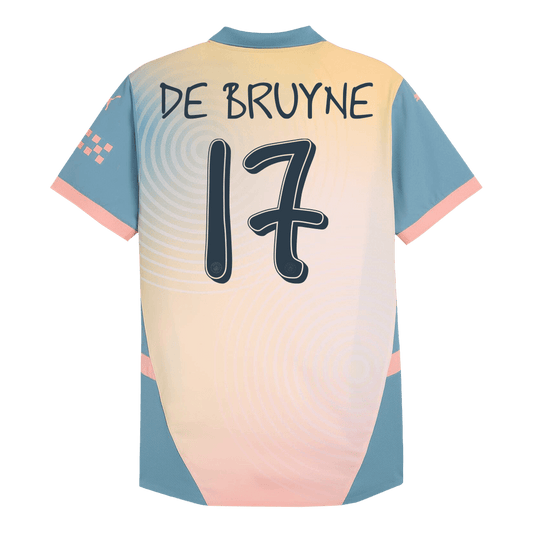 Player Version DE BRUYNE #17 Manchester City Fourth Away  Soccer Jersey 2024/25 - Definitely City footmaillots.fr