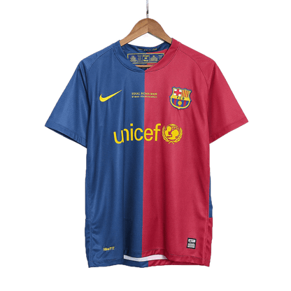 Retro A.INIESTA #8 2008/09 Barcelona Home  Soccer Jersey footmaillots.fr