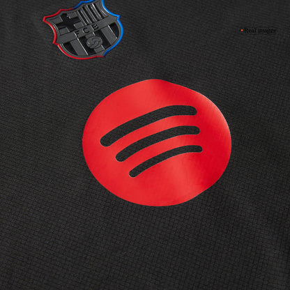 Kid's Barcelona Away  Soccer Jersey Kit(Jersey+Shorts) 2024/25 - Spotify Logo Without Text footmaillots.fr