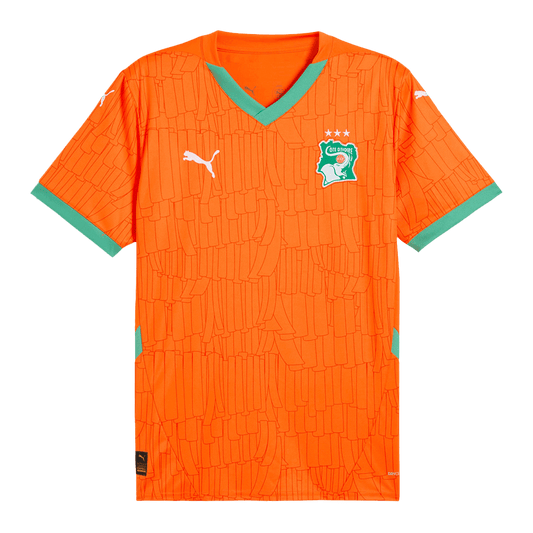 C?te d'Ivoire Home  Soccer Jersey 2024/25 footmaillots.fr