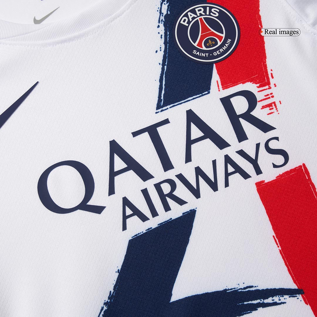 Kid's PSG Away Soccer Jersey Kit(Jersey+Shorts) 2024/25 footmaillots.fr