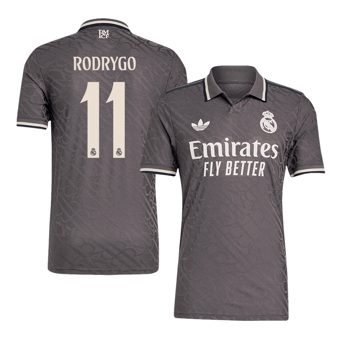 Player Version RODRYGO #11 Real Madrid Third Away  Soccer Jersey 2024/25 footmaillots.fr