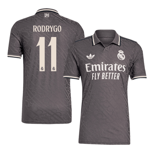 Player Version RODRYGO #11 Real Madrid Third Away  Soccer Jersey 2024/25 footmaillots.fr