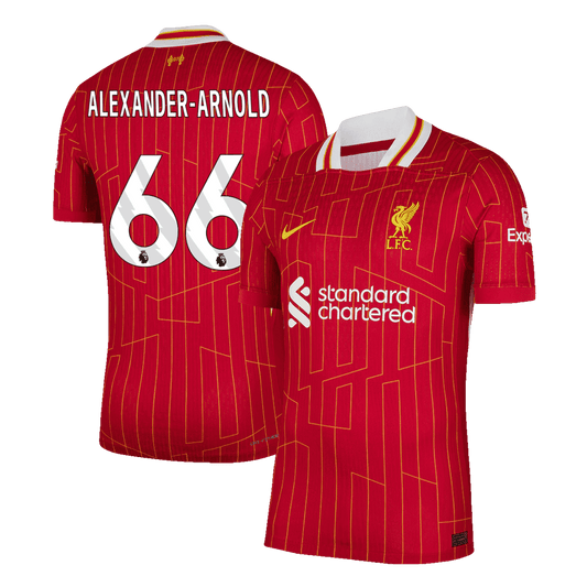 Player Version ALEXANDER-ARNOLD #66 Liverpool Home  Soccer Jersey 2024/25 footmaillots.fr