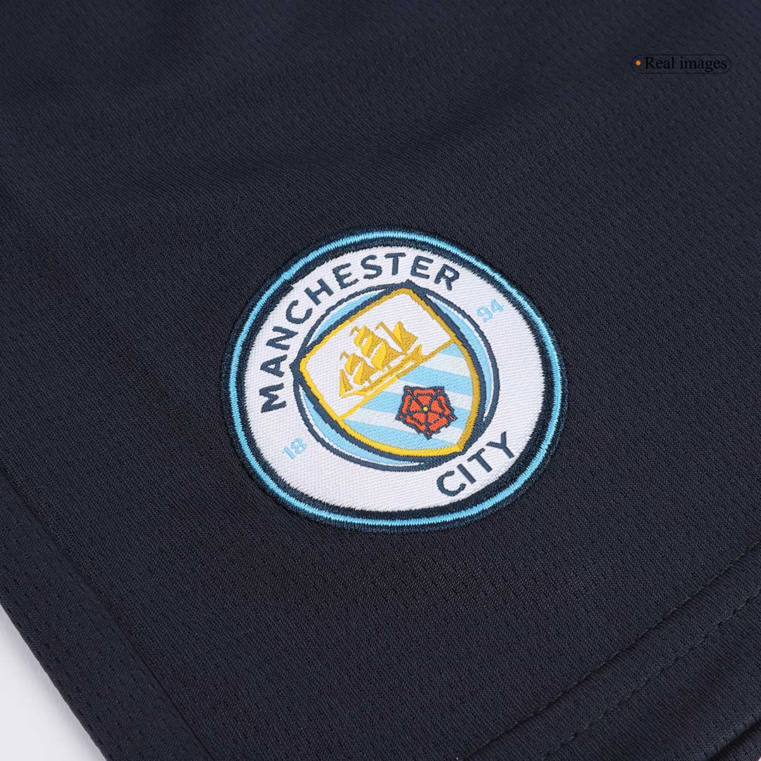 Manchester City Away  Soccer Jersey Kit(Jersey+Shorts) 2024/25 footmaillots.fr
