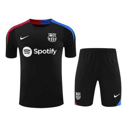 Barcelona Pre-Match  Soccer Jersey Kit(Jersey+Shorts) 2024/25 footmaillots.fr