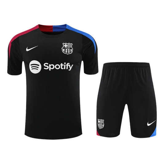 Barcelona Pre-Match  Soccer Jersey Kit(Jersey+Shorts) 2024/25 footmaillots.fr