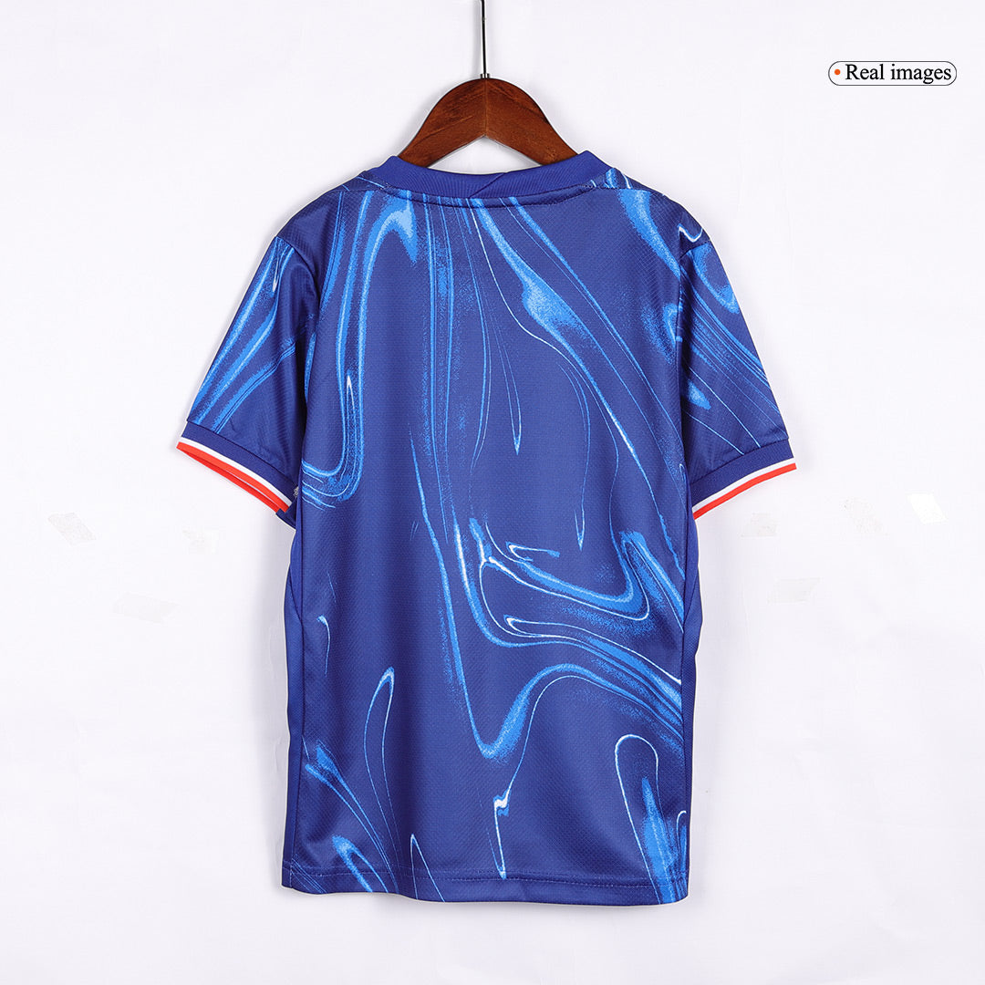 Kid's Chelsea Home  Soccer Jersey Kit(Jersey+Shorts) 2024/25 footmaillots.fr