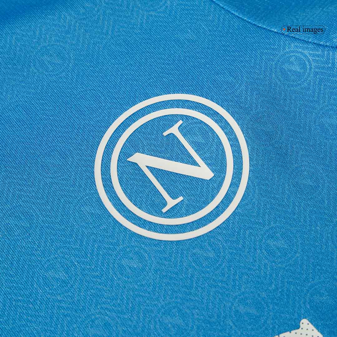Kid's Napoli Home  Soccer Jersey Kit(Jersey+Shorts) 2024/25 footmaillots.fr