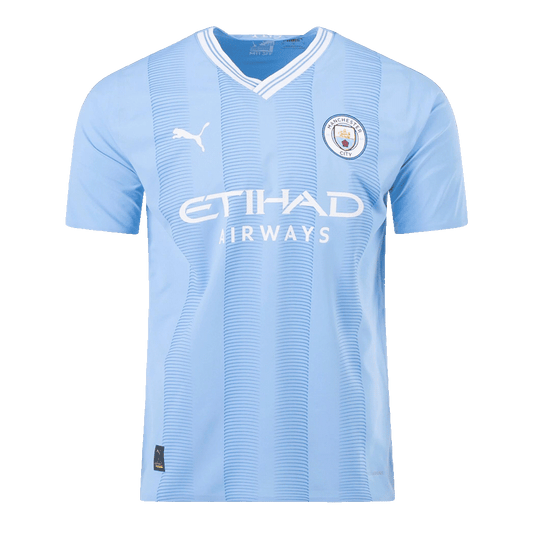 Player Version DE BRUYNE #17 Manchester City Home  Soccer Jersey 2023/24 footmaillots.fr