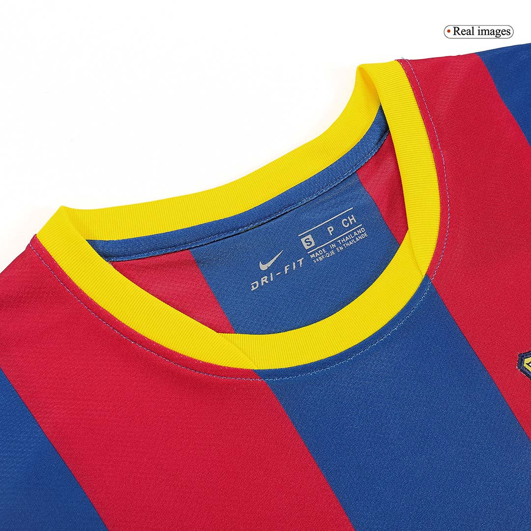 Retro PUYOL #5 2010/11 Barcelona Home  Soccer Jersey footmaillots.fr
