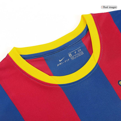 Retro PUYOL #5 2010/11 Barcelona Home  Soccer Jersey footmaillots.fr