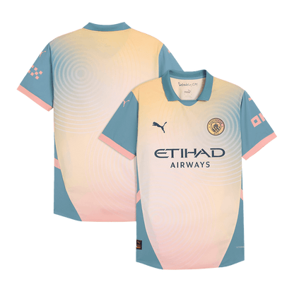 Player Version Manchester City Fourth Away  Soccer Jersey 2024/25- Definitely City (UCL) footmaillots.fr