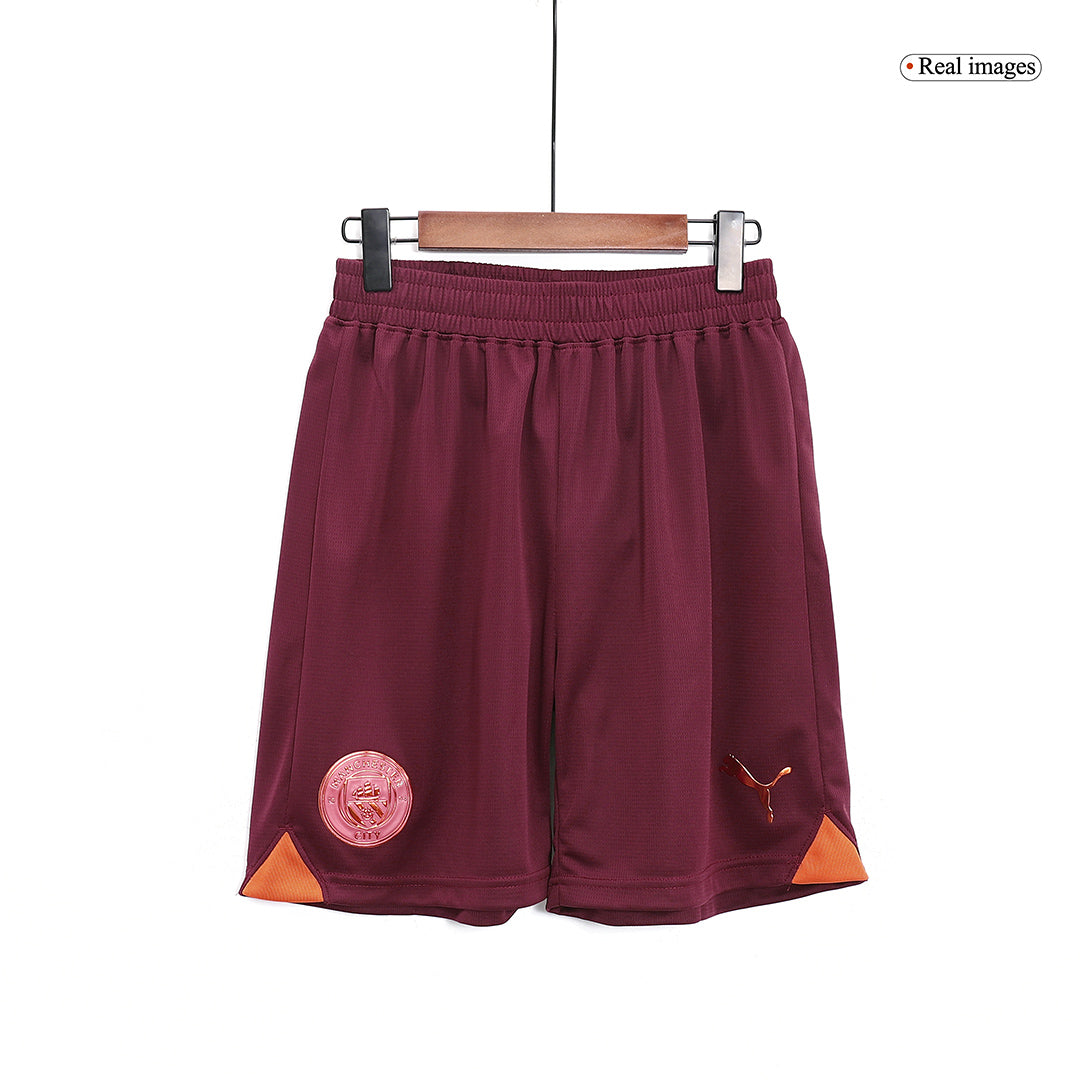 Manchester City Away Soccer Shorts 2023/24 footmaillots.fr