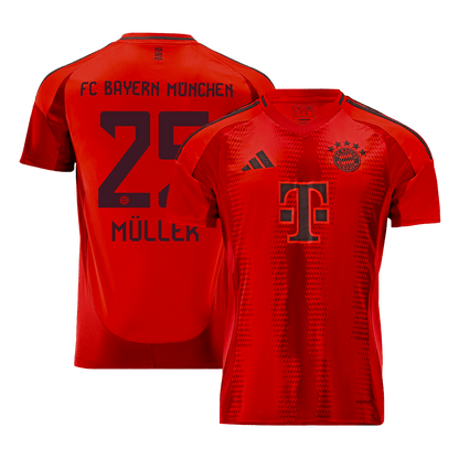 M?LLER #25 Bayern Munich Home  Soccer Jersey 2024/25 footmaillots.fr