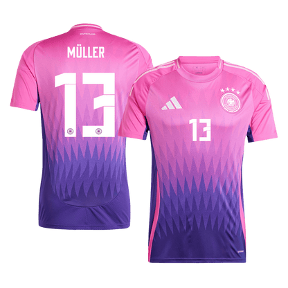 MÜLLER #13 Germany Away  Soccer Jersey Euro 2024 footmaillots.fr