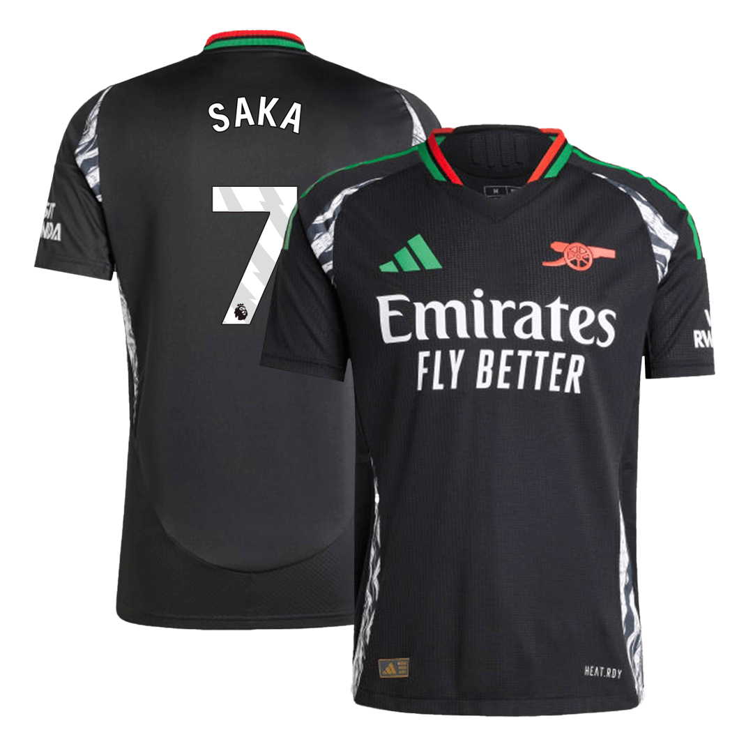 Player Version SAKA #7 Arsenal Away  Soccer Jersey 2024/25 footmaillots.fr