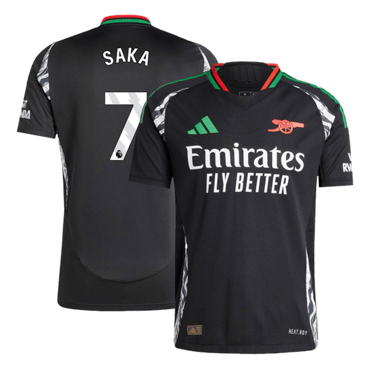Player Version SAKA #7 Arsenal Away  Soccer Jersey 2024/25 footmaillots.fr