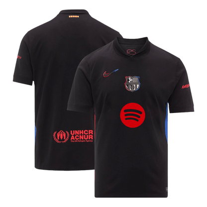 Barcelona Away  Soccer Jersey 2024/25 - Spotify Logo Without Text footmaillots.fr