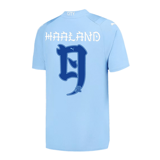 HAALAND #9 Manchester City Japanese Tour Printing Home  Soccer Jersey 2023/24 footmaillots.fr