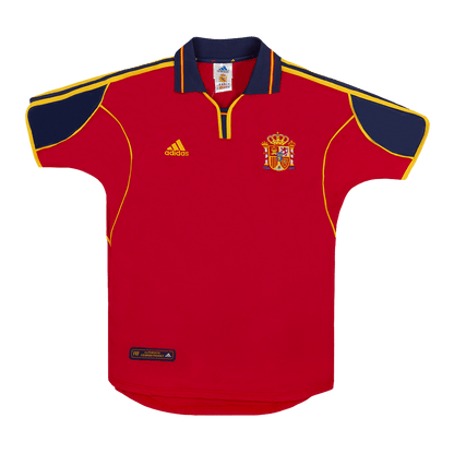 Retro 2000 Spain Home  Soccer Jersey footmaillots.fr