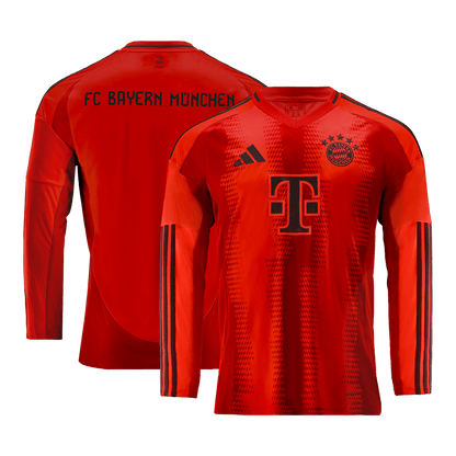Bayern Munich Home Long Sleeve  Soccer Jersey 2024/25 footmaillots.fr