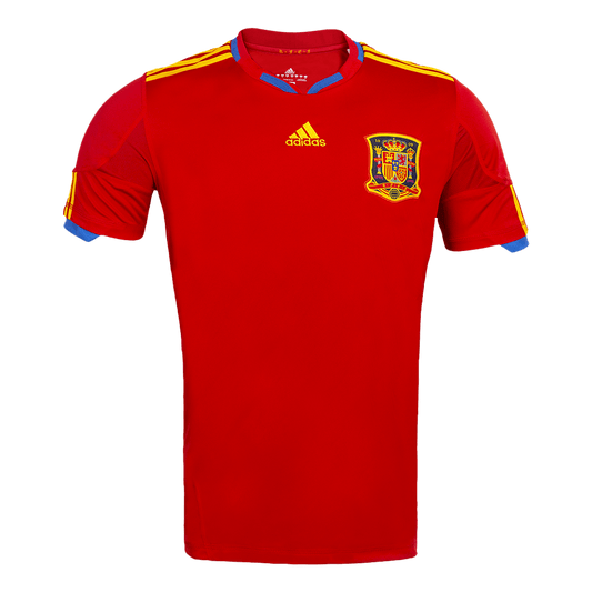 Retro 2010 Spain Home  Soccer Jersey footmaillots.fr